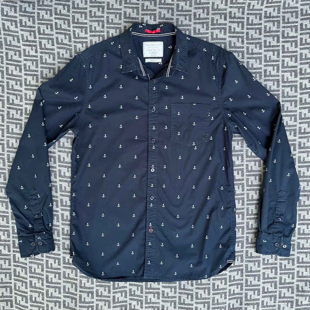CACTUS TRAVELER’S COLLECTION Long Sleeve Button Down